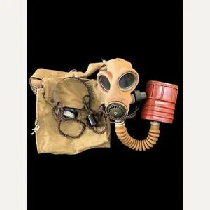 RARE WW2 BRITISH MK.IV TELEPHONE GAS MASK