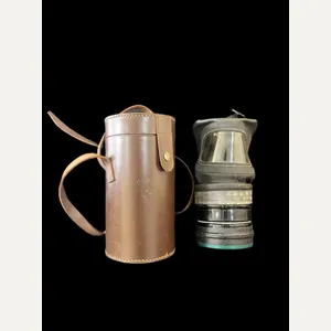 WW2 BRITISH AVON GAS MASK AND TUBE