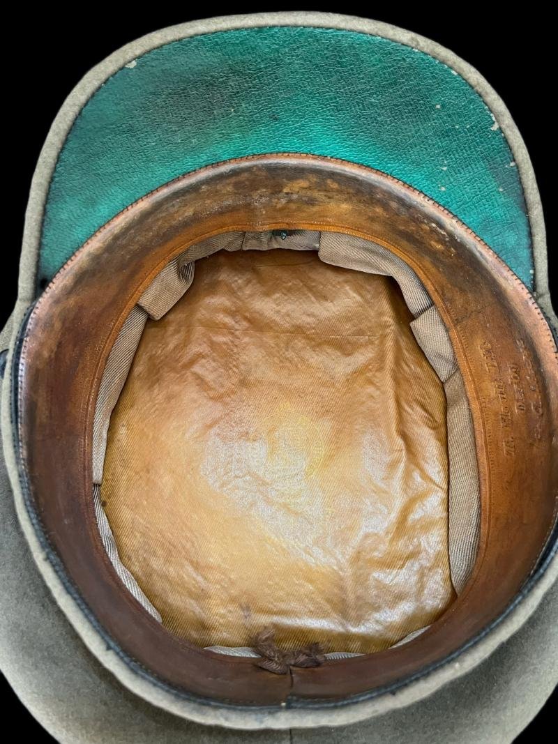 WW2 BRITISH KINGS ROYAL RIFLES CORPS OFFICER'S PEAKED CAP — image 6