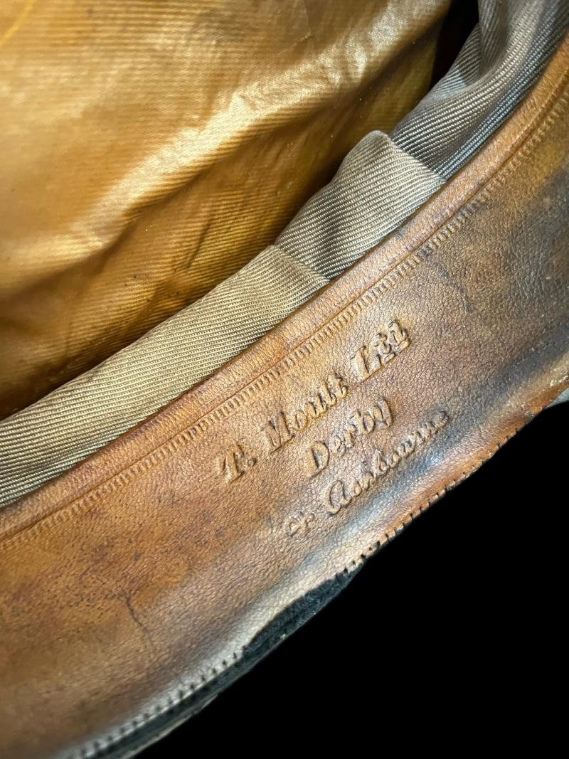 WW2 BRITISH KINGS ROYAL RIFLES CORPS OFFICER'S PEAKED CAP — image 7