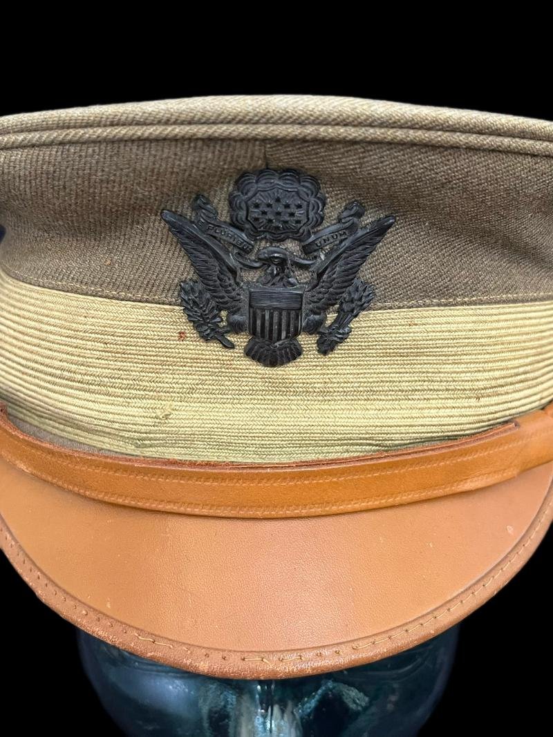 WW1 U.S ARMY OFFICER'S VISOR CAP — image 2