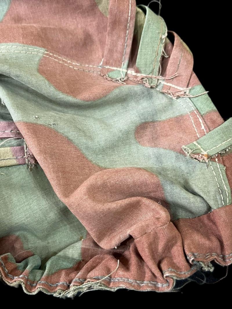 POST WAR MADE ORIGINAL ITALIAN CAMO GERMAN HELMET COVER — image 2