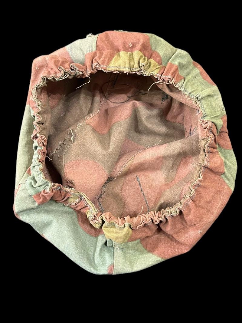 POST WAR MADE ORIGINAL ITALIAN CAMO GERMAN HELMET COVER — image 5
