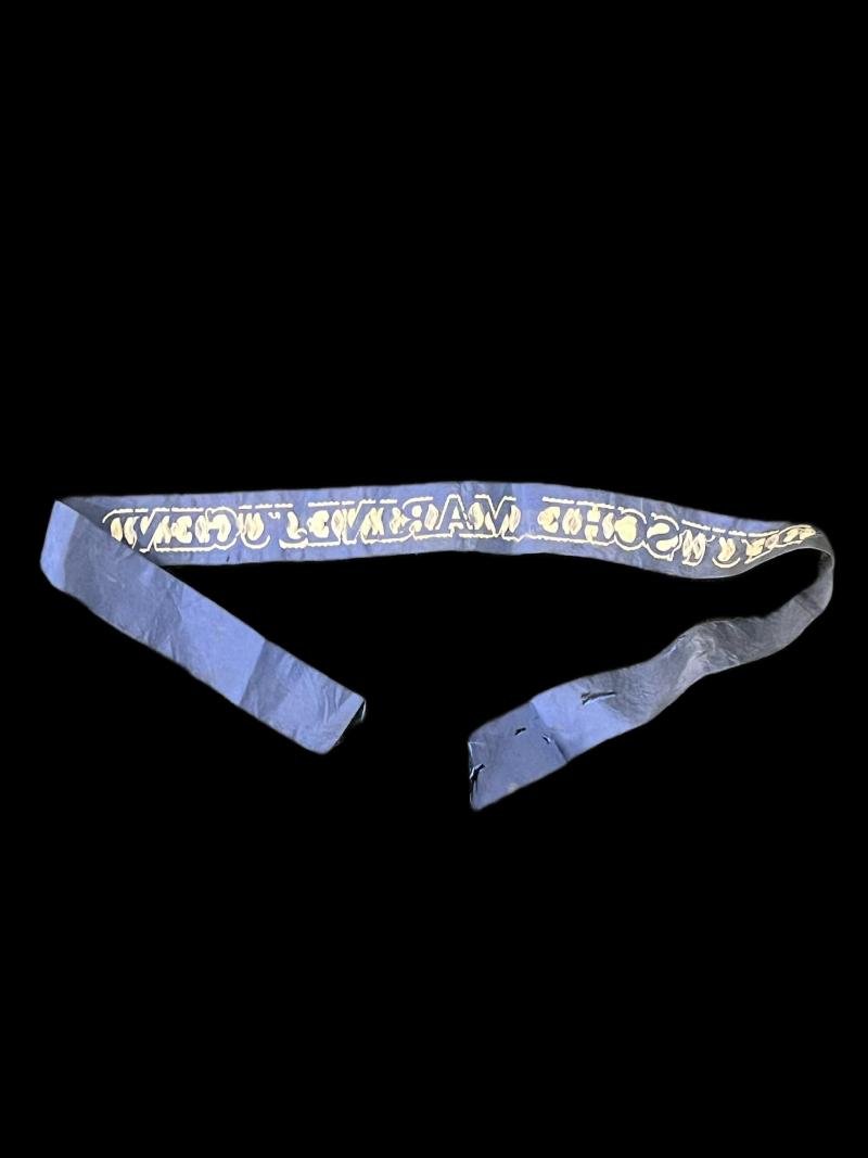 PRE WW2 GERMAN DEUTSCHE MARINE JUGEND CAP TALLY — image 4