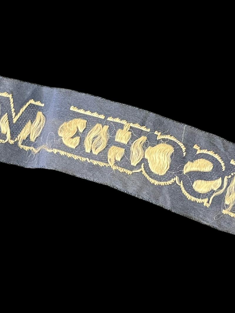 PRE WW2 GERMAN DEUTSCHE MARINE JUGEND CAP TALLY — image 5