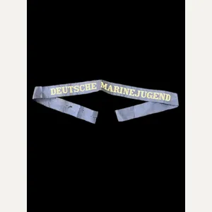 PRE WW2 GERMAN DEUTSCHE MARINE JUGEND CAP TALLY