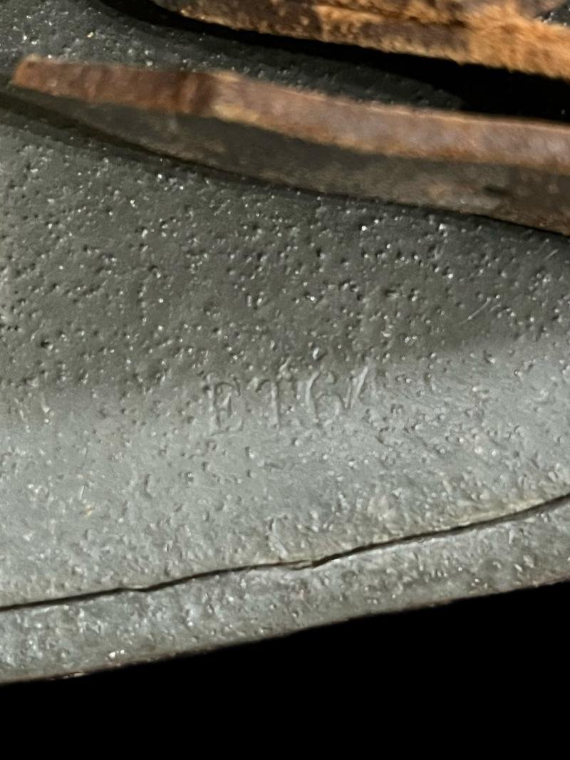 WW1/WW2 GERMAN M16 TRANSITIONAL SINGLE DECAL HELMET — image 7