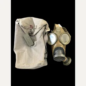 DUTCH MODEL K GAS MASK WITH BAG