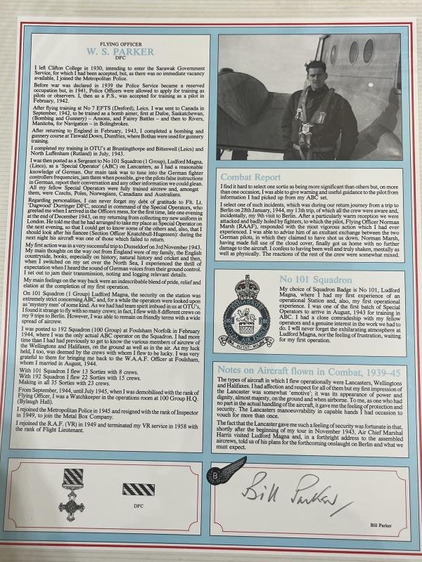 26 X RAF BOMBER COMMAND PILOT PROFILES AND HAND SIGNED SIGNATURES — image 6