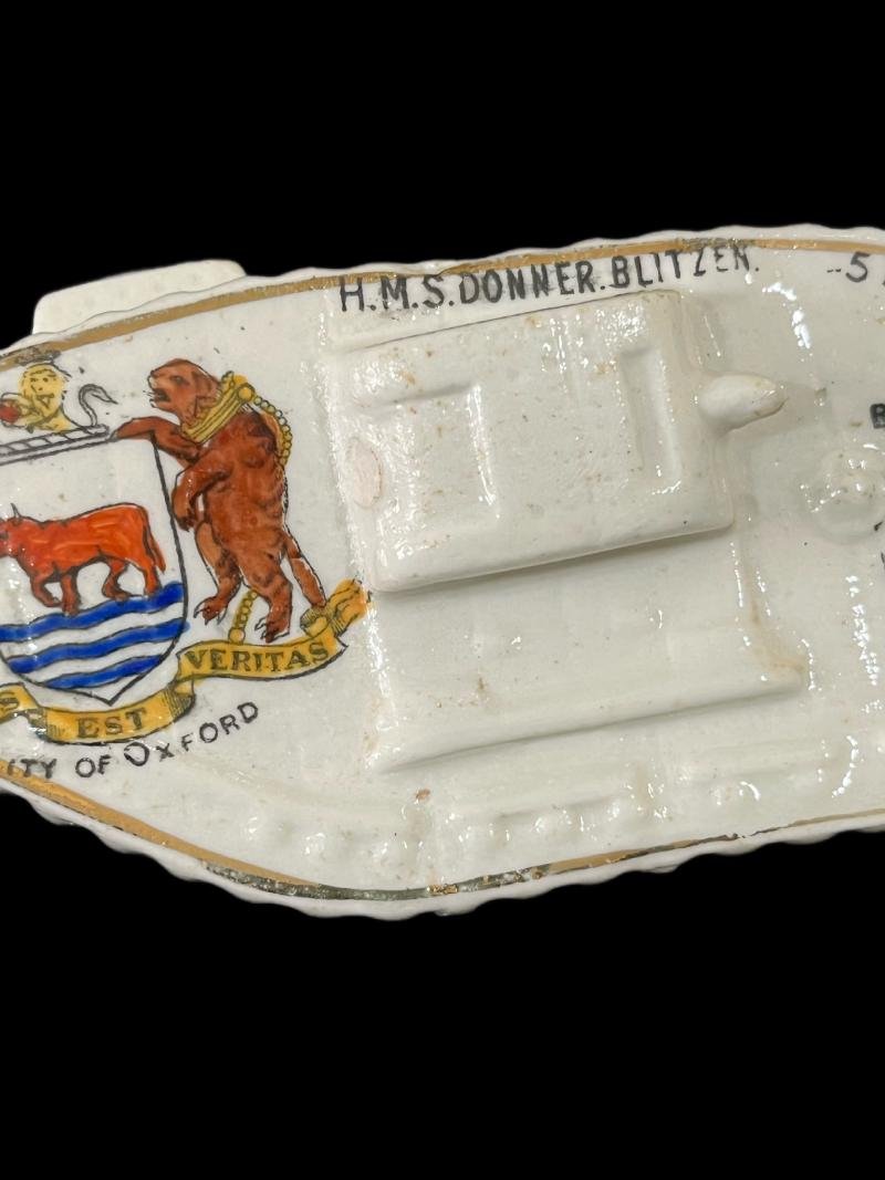 WW1 SAVOY CHINA BRITISH TANK (CITY OF OXFORD) — image 2