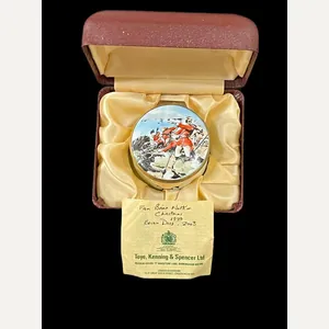 ZULU WAR ENAMEL POT IN BOX