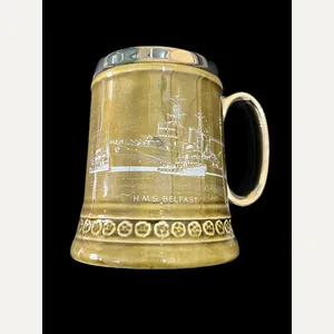 H.M.S BELFAST BEER MUG