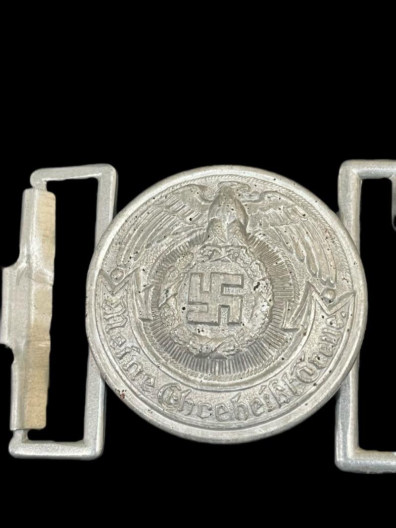 REPRODUCTION WW2 GERMAN WAFFEN-SS OFFICER'S BELT BUCKLE — image 2