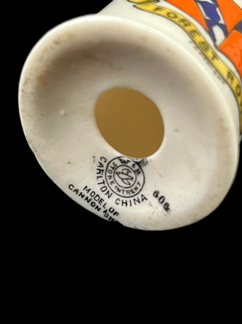 MODEL OF CANNON SHELL WITH THE FOREST ROW CREST — image 3