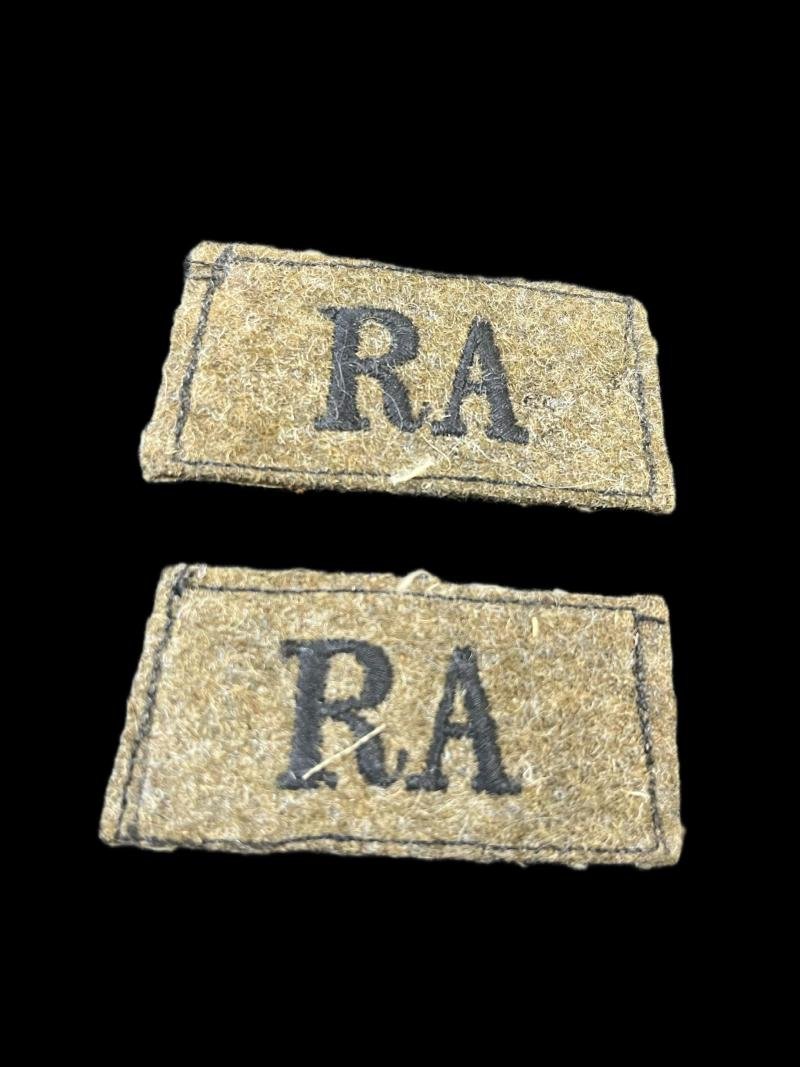 WW2 ROYAL ARTILLERY SLIP ON TITLE PATCHES — image 2