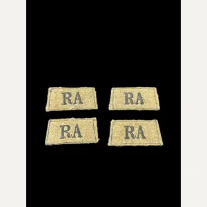 WW2 ROYAL ARTILLERY SLIP ON TITLE PATCHES