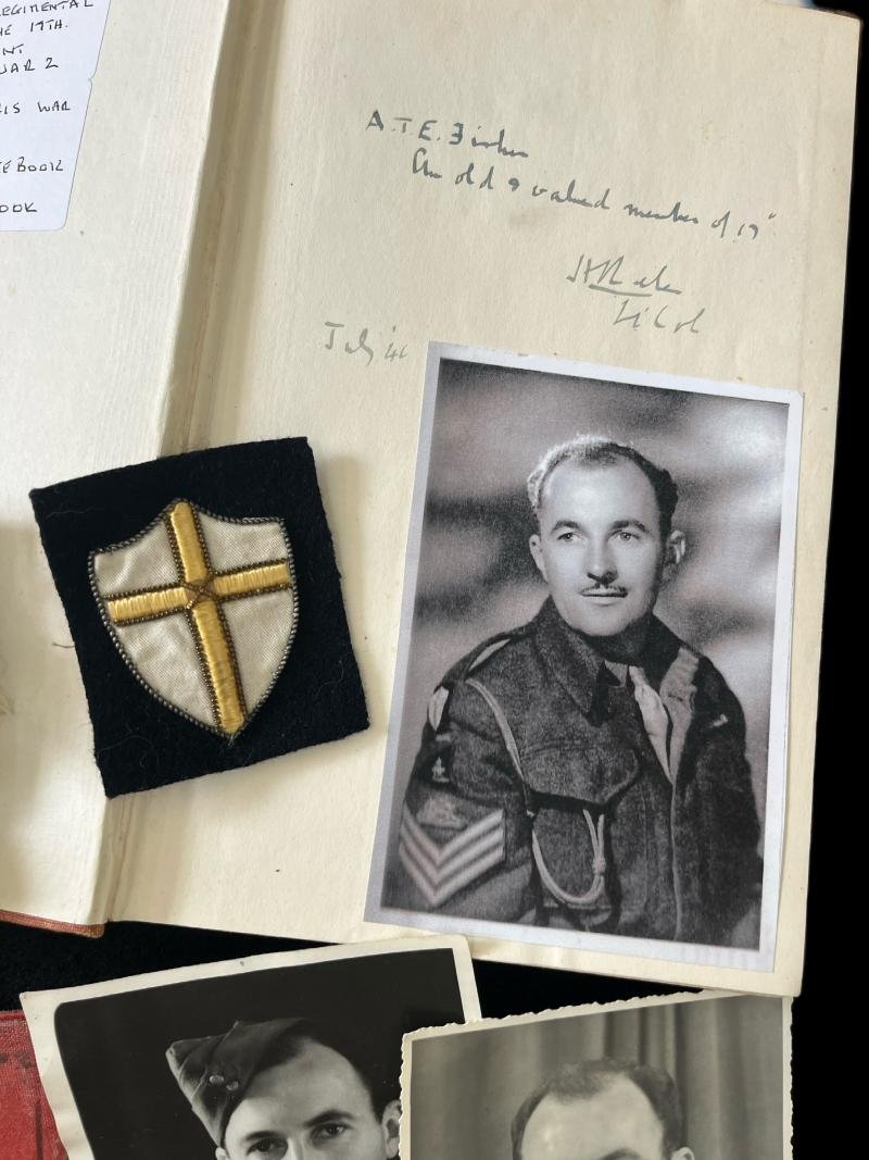 WW2 BRITISH ROYAL ARTILLERY BATTLEDRESS SET WITH PAPERWORK AND PROVINANCE — image 3