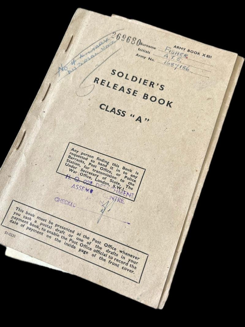 WW2 BRITISH ROYAL ARTILLERY BATTLEDRESS SET WITH PAPERWORK AND PROVINANCE — image 6