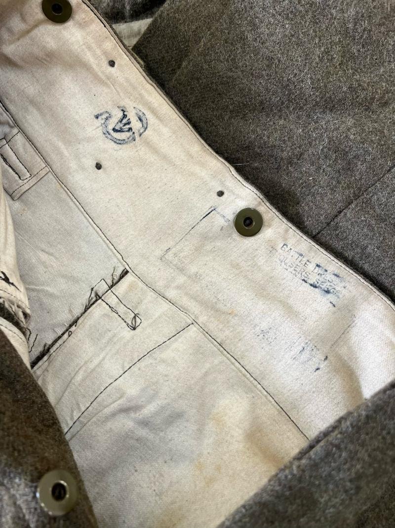 WW2 BRITISH ROYAL ARTILLERY BATTLEDRESS SET WITH PAPERWORK AND PROVINANCE — image 9