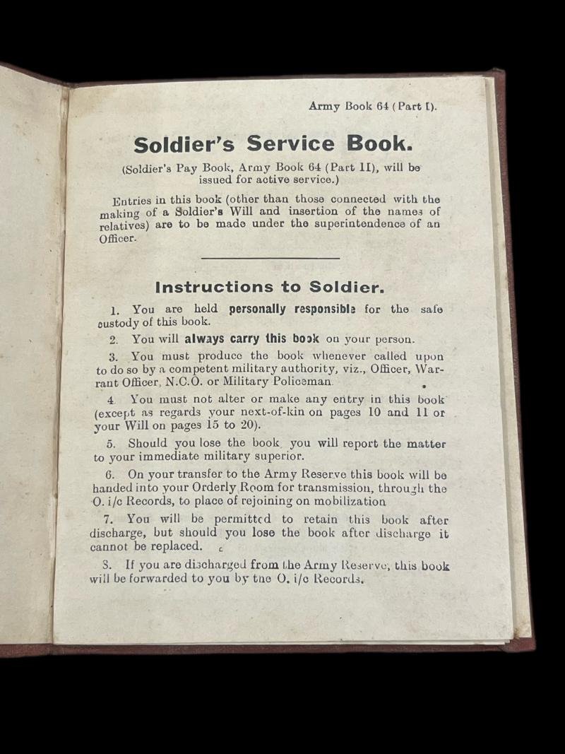 UNUSED ARMY BOOK 64. — image 2
