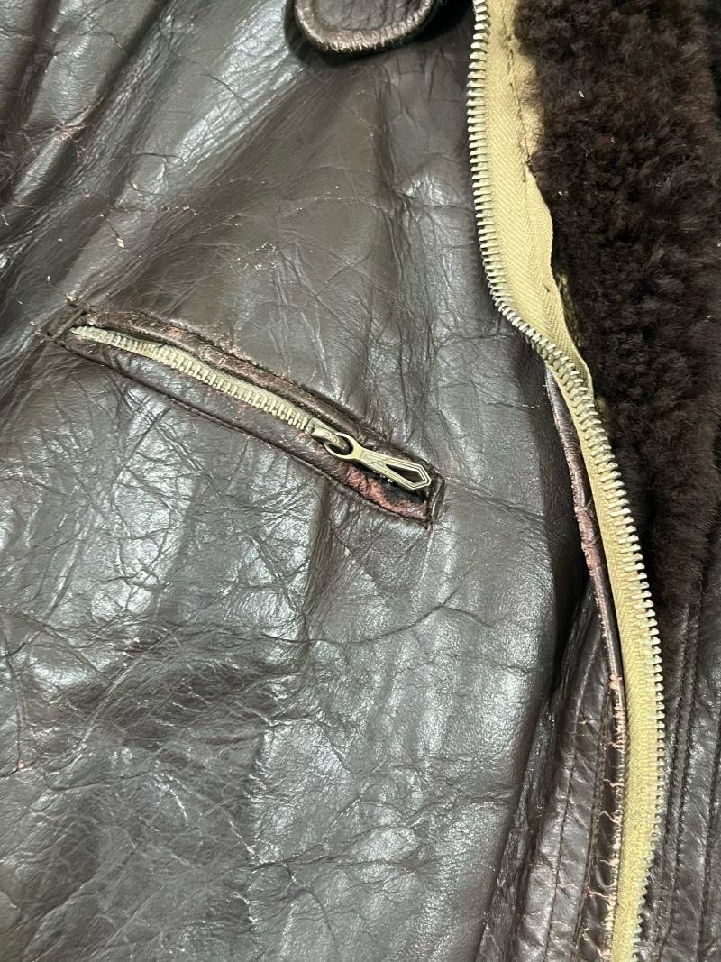 EARLY POST WAR GERMAN LEATHER JACKET (CONSIGNMENT) — image 4