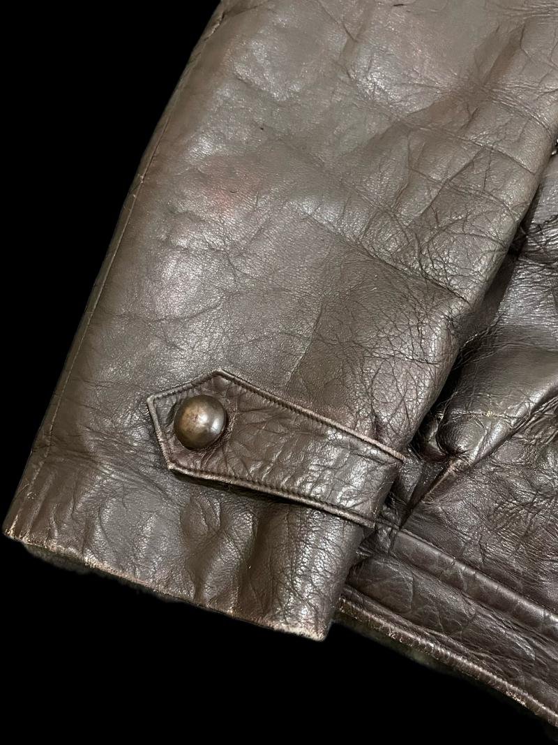 EARLY POST WAR GERMAN LEATHER JACKET (CONSIGNMENT) — image 6