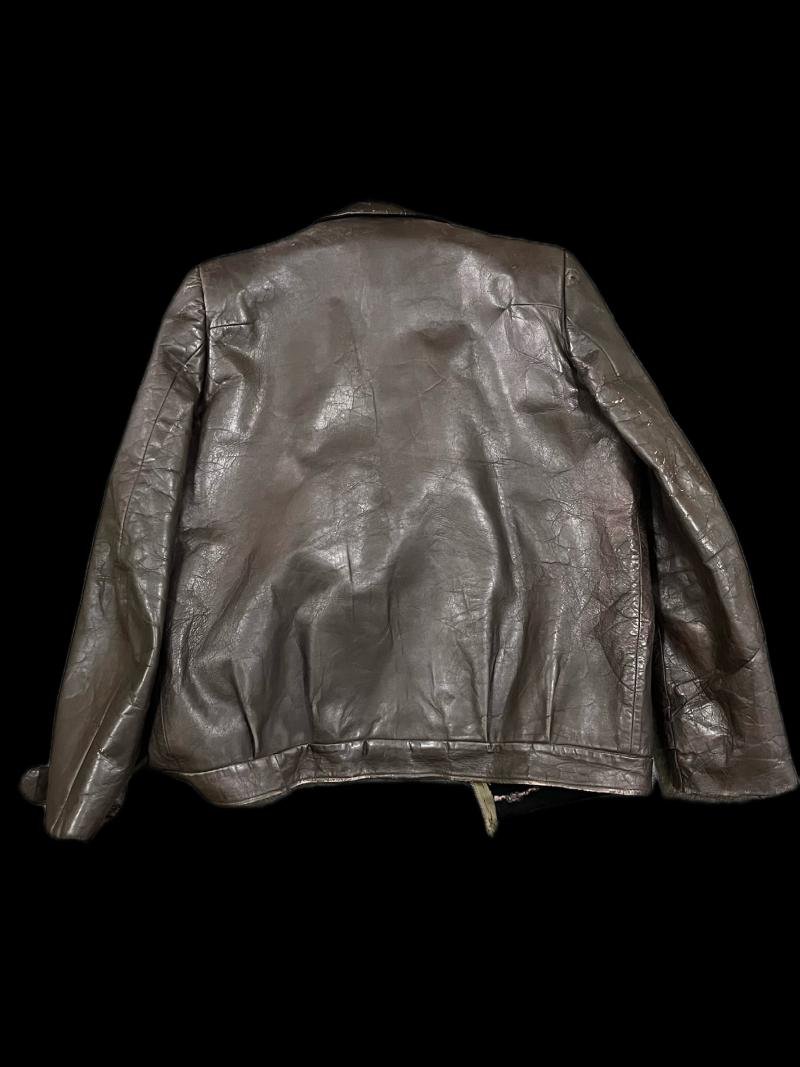 EARLY POST WAR GERMAN LEATHER JACKET (CONSIGNMENT) — image 8