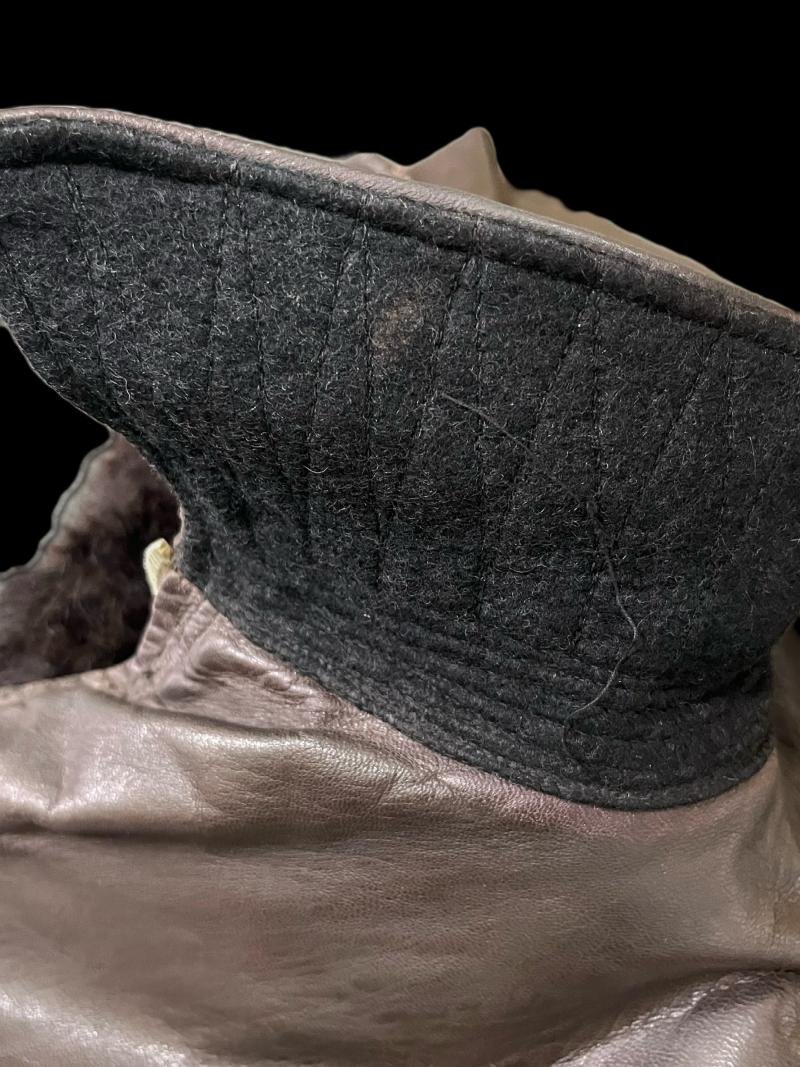 EARLY POST WAR GERMAN LEATHER JACKET (CONSIGNMENT) — image 9