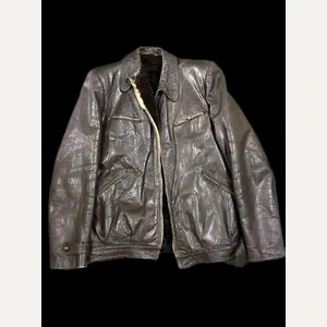 EARLY POST WAR GERMAN LEATHER JACKET (CONSIGNMENT)