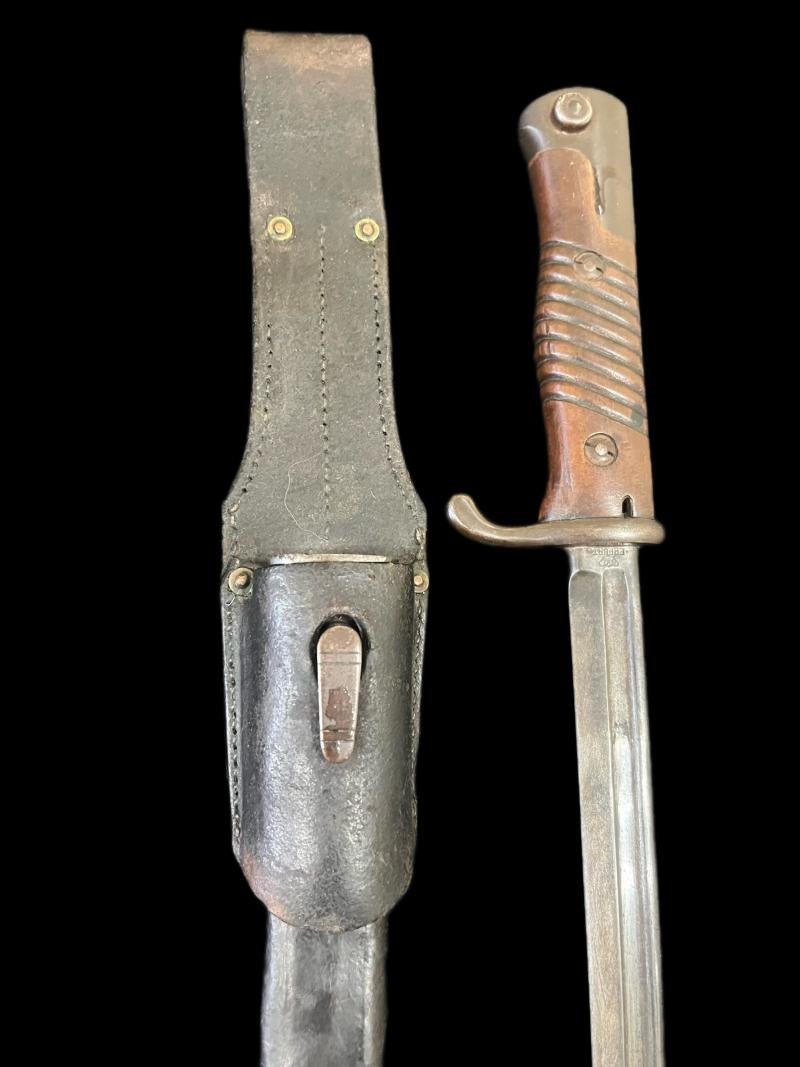 WW1 GERMAN S98 BAYONET AND SCABBARD — image 2