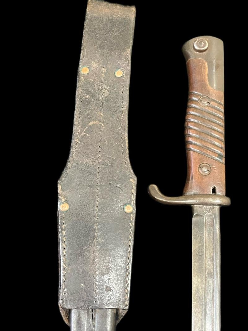 WW1 GERMAN S98 BAYONET AND SCABBARD — image 8