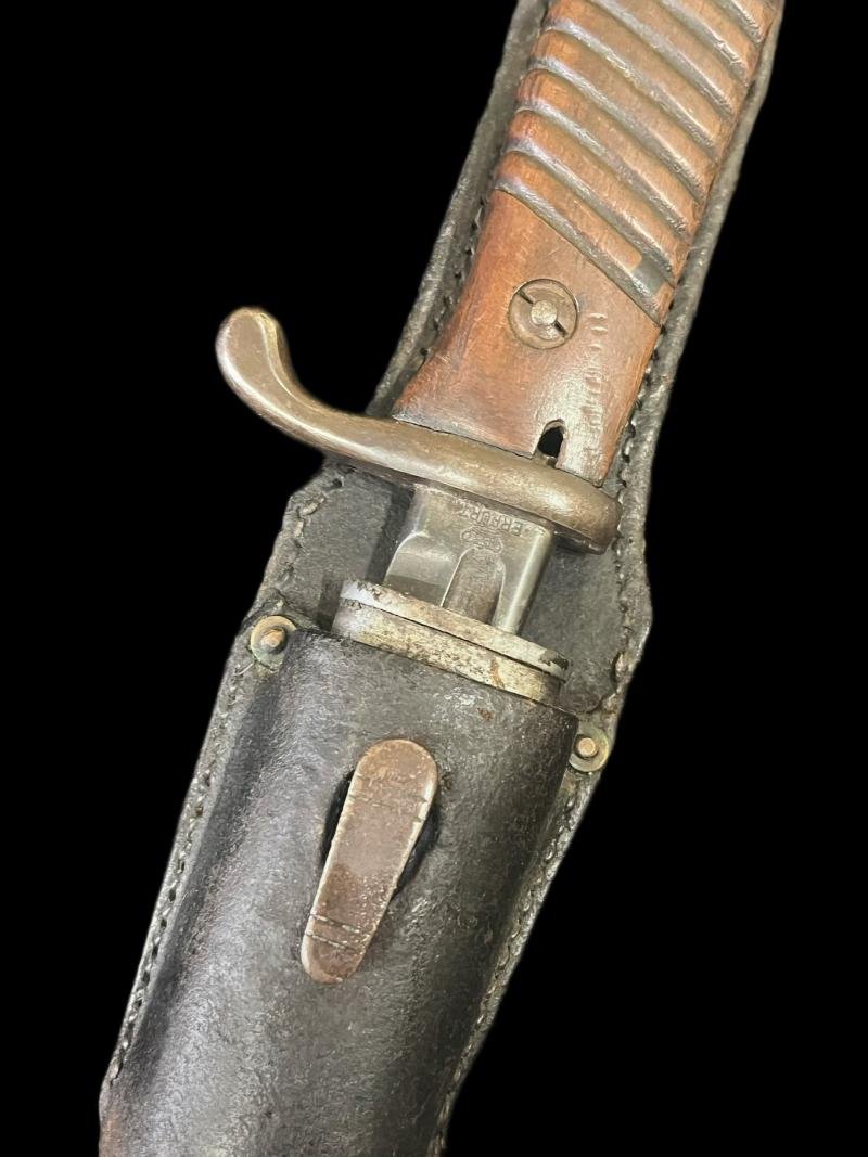 WW1 GERMAN S98 BAYONET AND SCABBARD — image 9