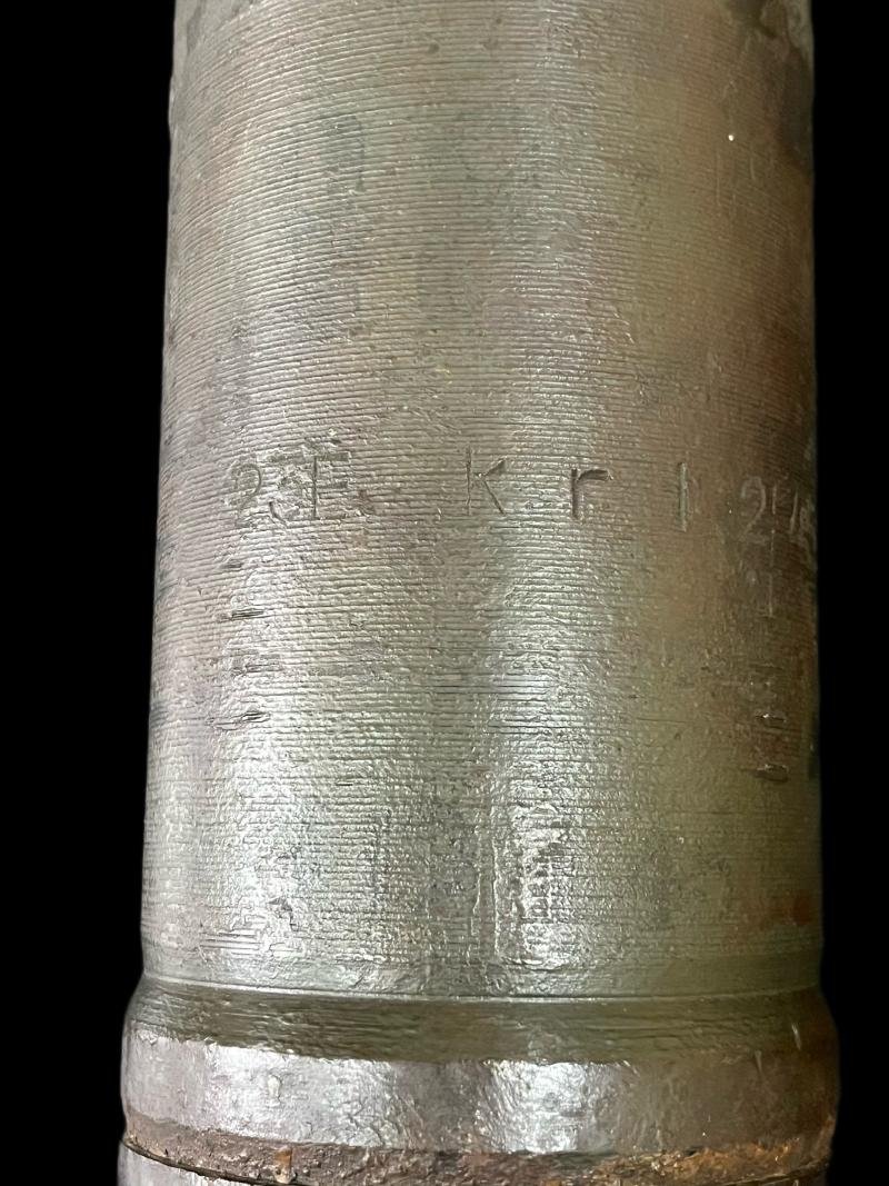 WW2 GERMAN 7.5CM KWK STUG SHELL (INERT) — image 3