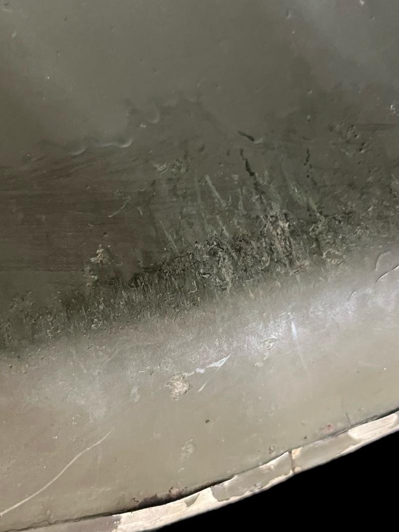 WW2 U.S. M1 FIXED BALE FRONT SEAMED HELMET — image 9