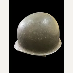 WW2 U.S. M1 FIXED BALE FRONT SEAMED HELMET