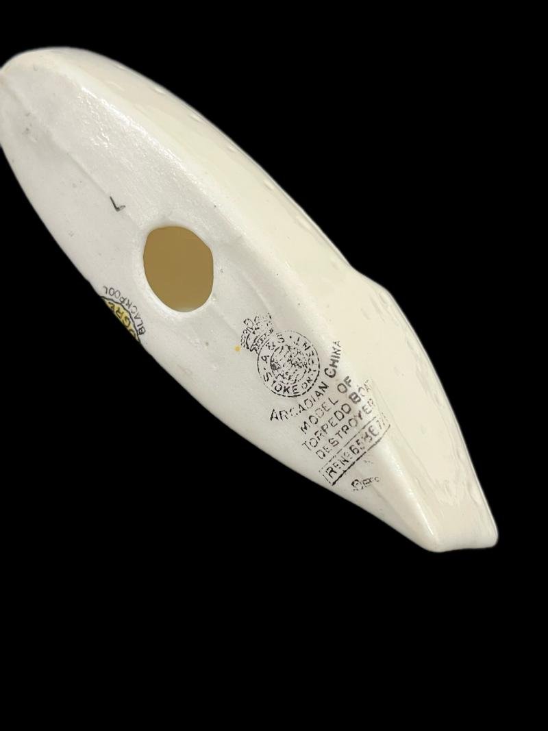 ARCADIAN CHINA MODEL OF A TORPEDO BOAT DESTROYER — image 4