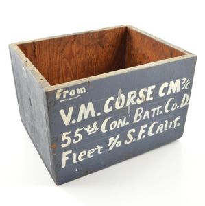 WWII Pacific Theater Seabee Souvenir Crate (ID'd)