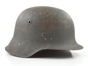 WWII German M42 No Decal Heer/Waffen SS Helmet & Liner …