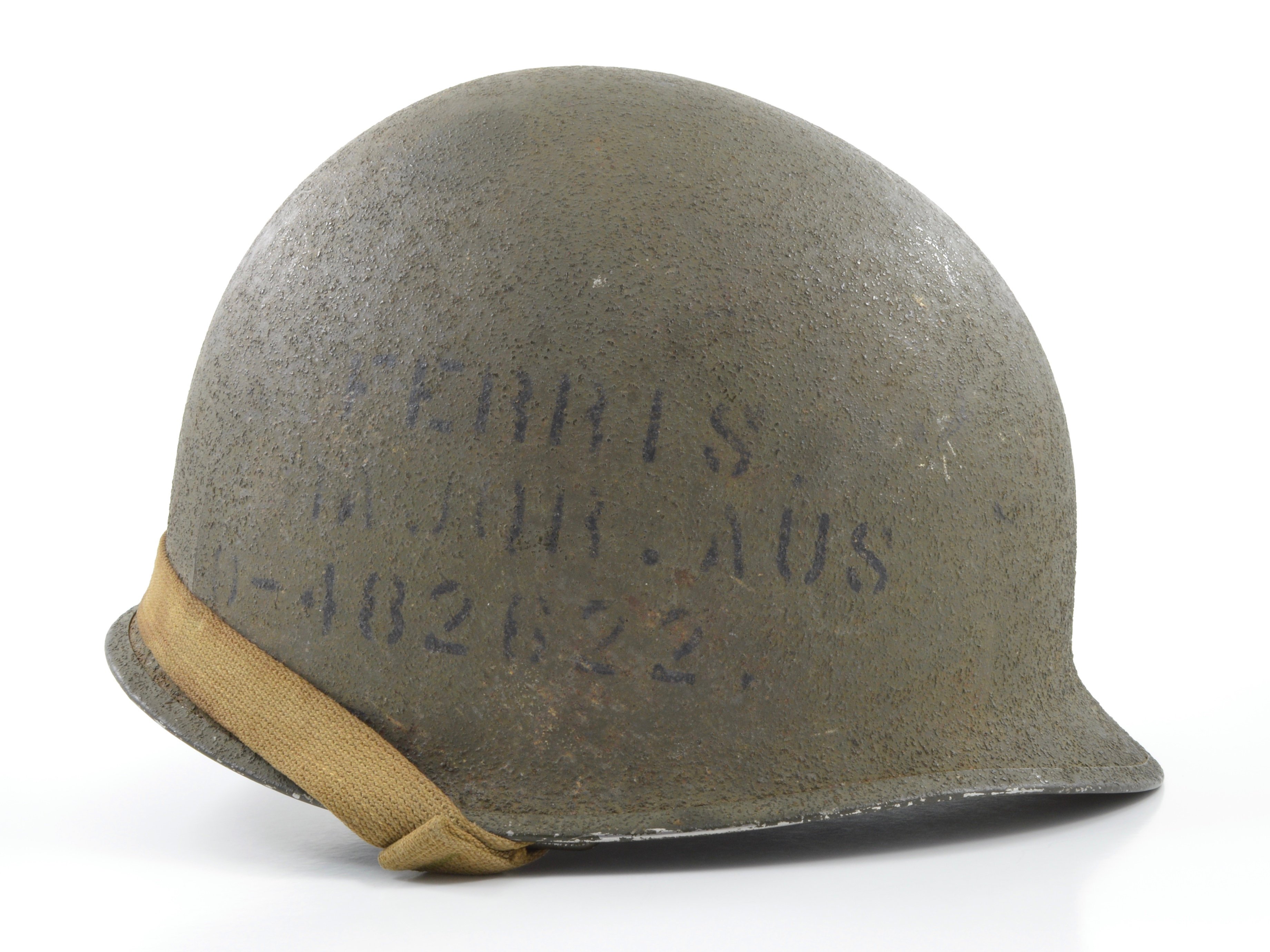 Early-WWII Major's Fixed Loop McCord M1 Helmet Shell (Mid-1941) — image 13