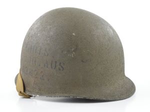 Early-WWII Major's Fixed Loop McCord M1 Helmet Shell (Mid-1941)