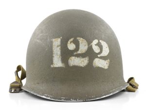 WWII USN Fixed Loop M1 Helmet & High Pressure Liner …
