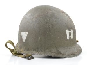 WWII Captain's Fixed Loop McCord M1 Helmet Shell (March 1942)