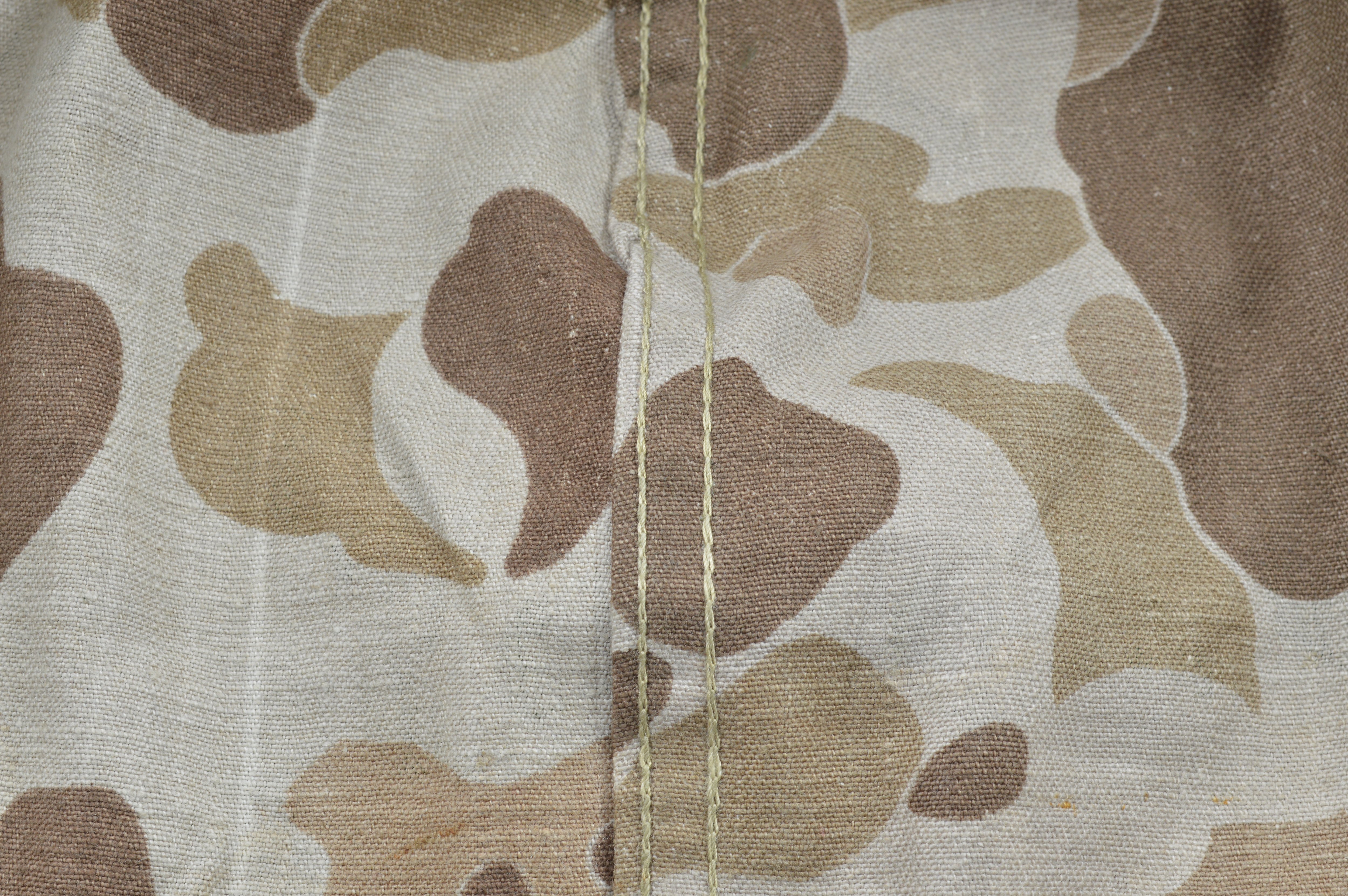 Late-WWII USMC Camouflage Helmet Cover — image 2