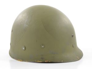 Mid-WWII Overpainted Medic's IMP M1 Helmet Liner