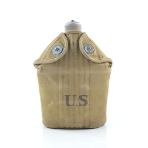 WWI U.S. Canteen, Cup, & Cover (ID'd Set)