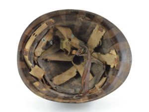 Early-WWII 29th Infantry Division Veteran's M1 Helmet Liner (Rare Westinghouse)