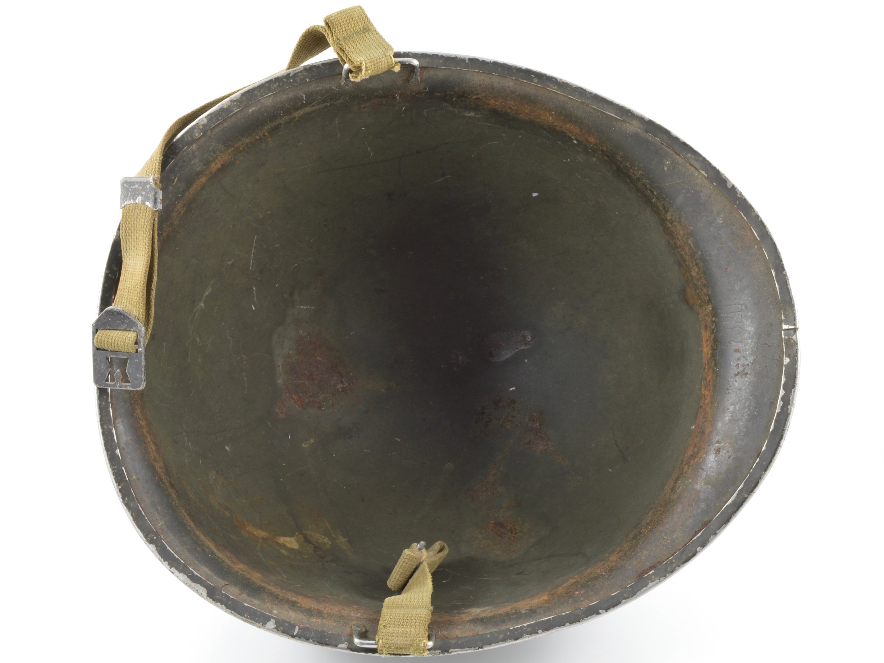 Mid-WWII Fixed Loop M1 Helmet & Capac Liner (1943 Set) — image 7