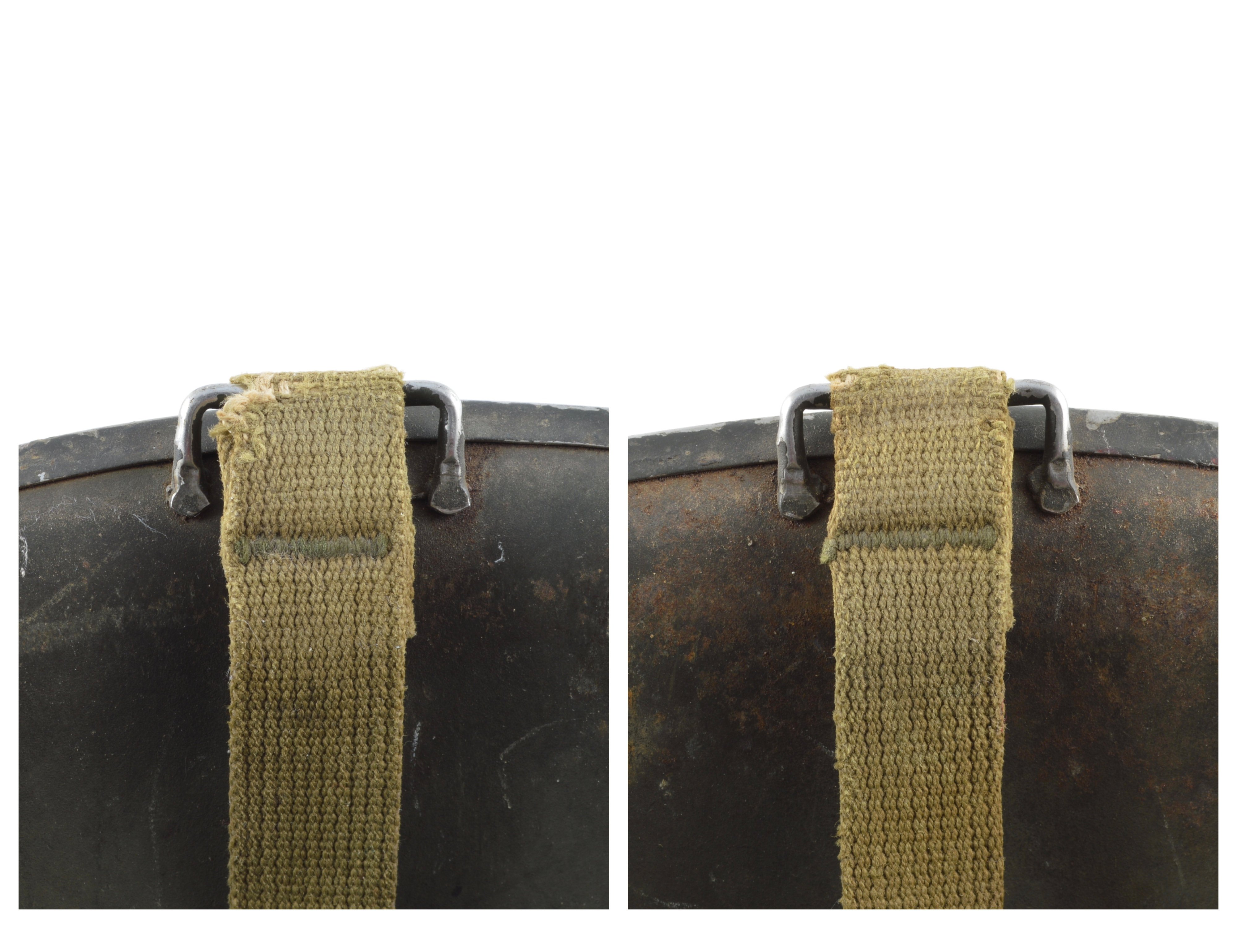 Mid-WWII Fixed Loop M1 Helmet & Capac Liner (1943 Set) — image 9