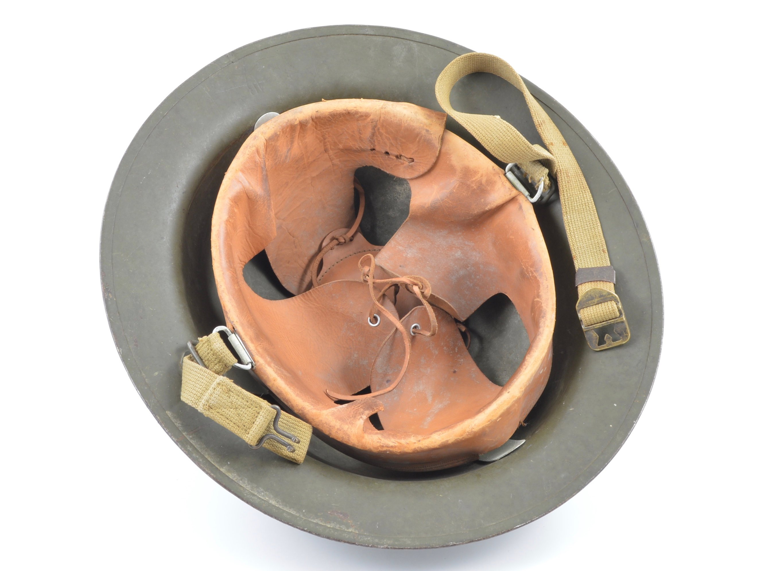 Early-WWII McCord M1917A1 Helmet Set (1940) — image 2