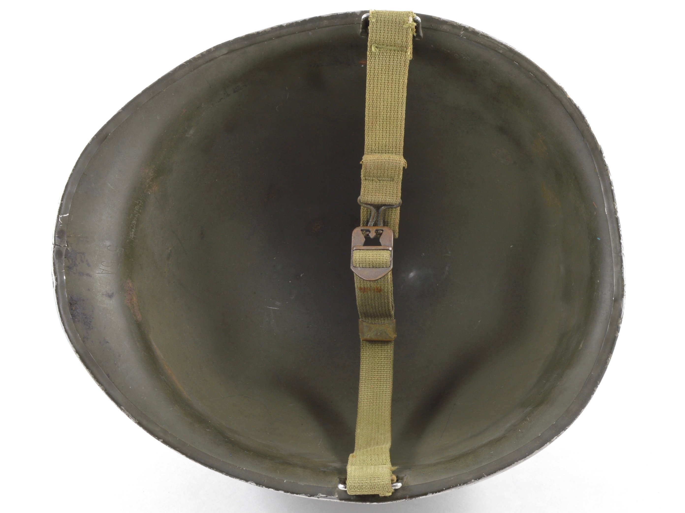 Mid-WWII Fixed Loop Paratrooper M1 Helmet & Westinghouse Jump Liner (1943 Set) — image 8